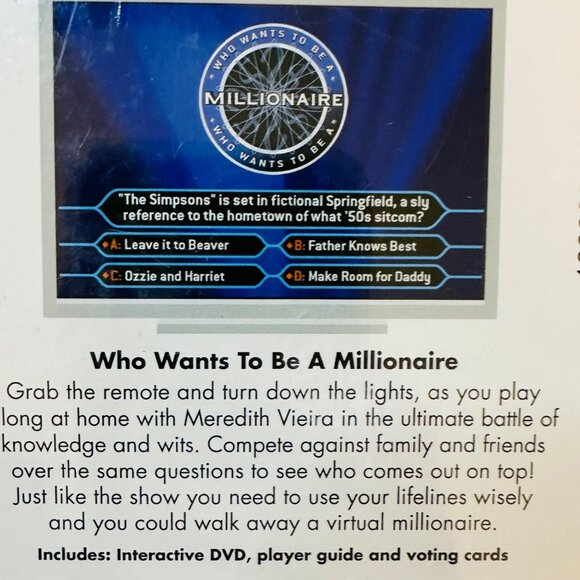 Deal or No Deal and Who Wants to be a Millionaire Interactive DVD game SEALED - Picture 9 of 10